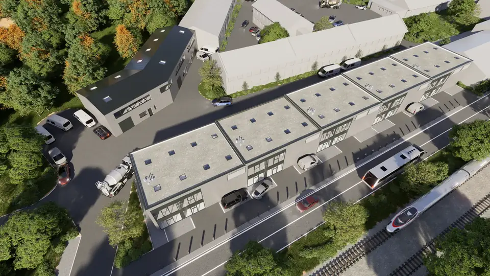 DELS Brno — Napojení areálu na komunikaci a železnici