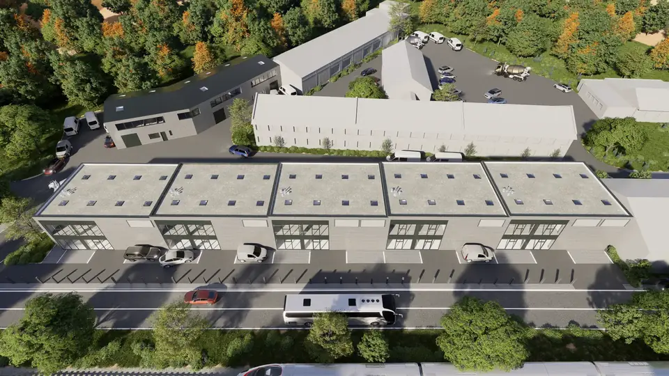 DELS Brno — Půdorysný pohled na dispozici areálu