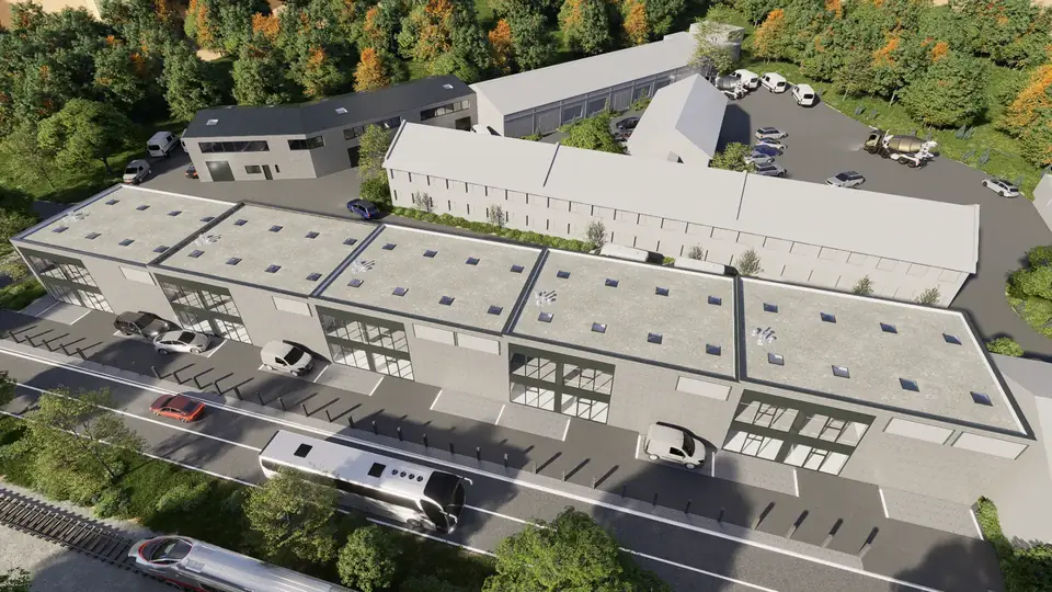DELS Brno — Nadhled na novou řadu hal s parkováním